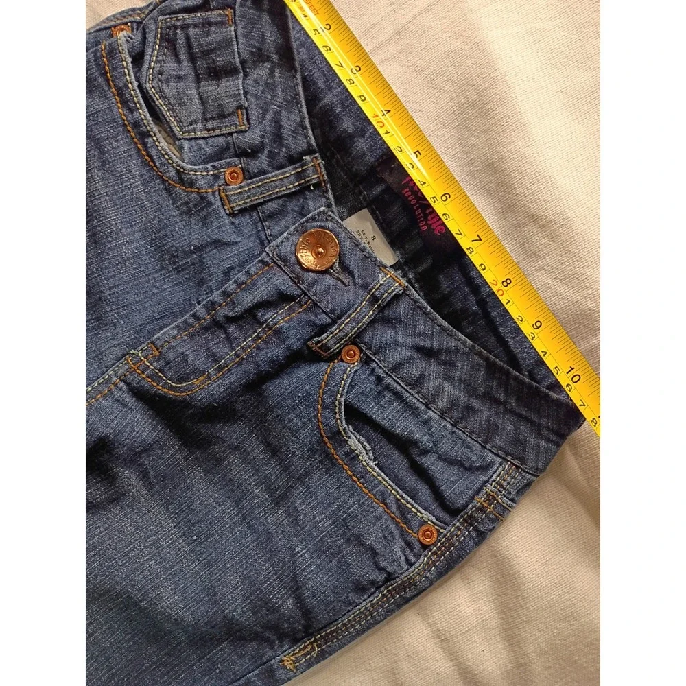Freestyle Revolution Girls Size 8 Medium Wash Flare Stretch Denim Jeans